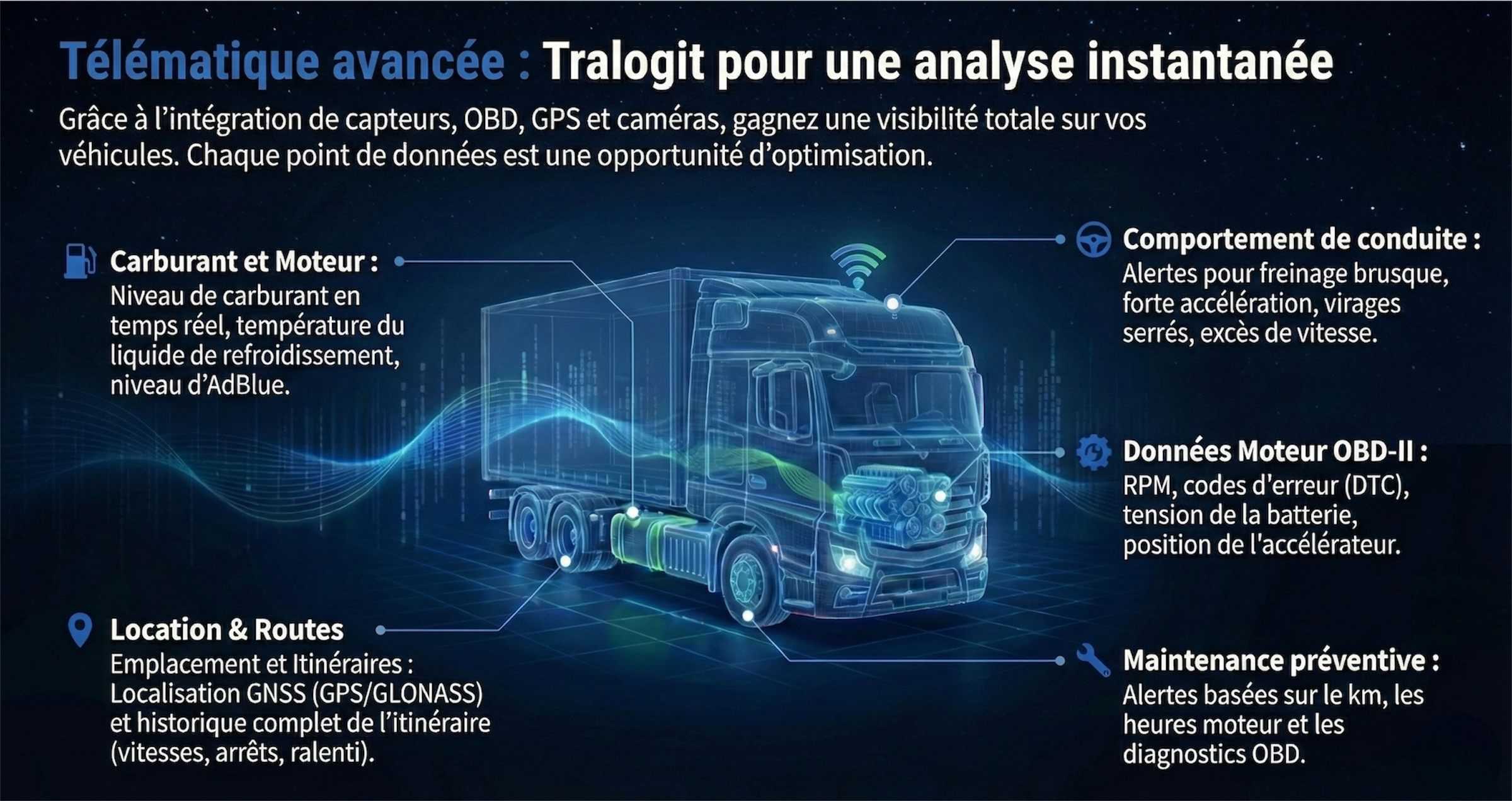 Tralogit dashboard